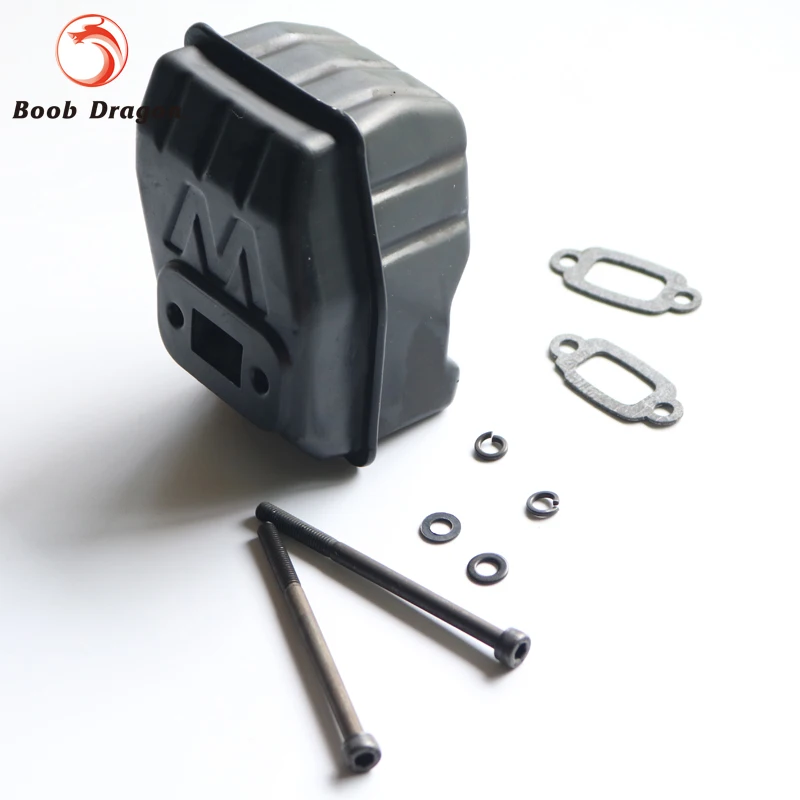 FVITEU глушитель тишина коробка для 26CC 30.5CC газ eingine zenoah cy 1/5 HPI 5B 5t 5sc Rovan KM Losi|box for|box boxlosi
