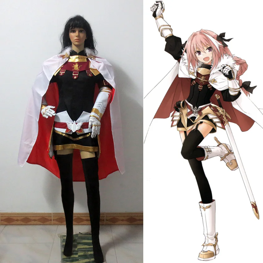 Fate/Apocrypha Rider of Black Astolfo Косплей Костюм на заказ любые размеры