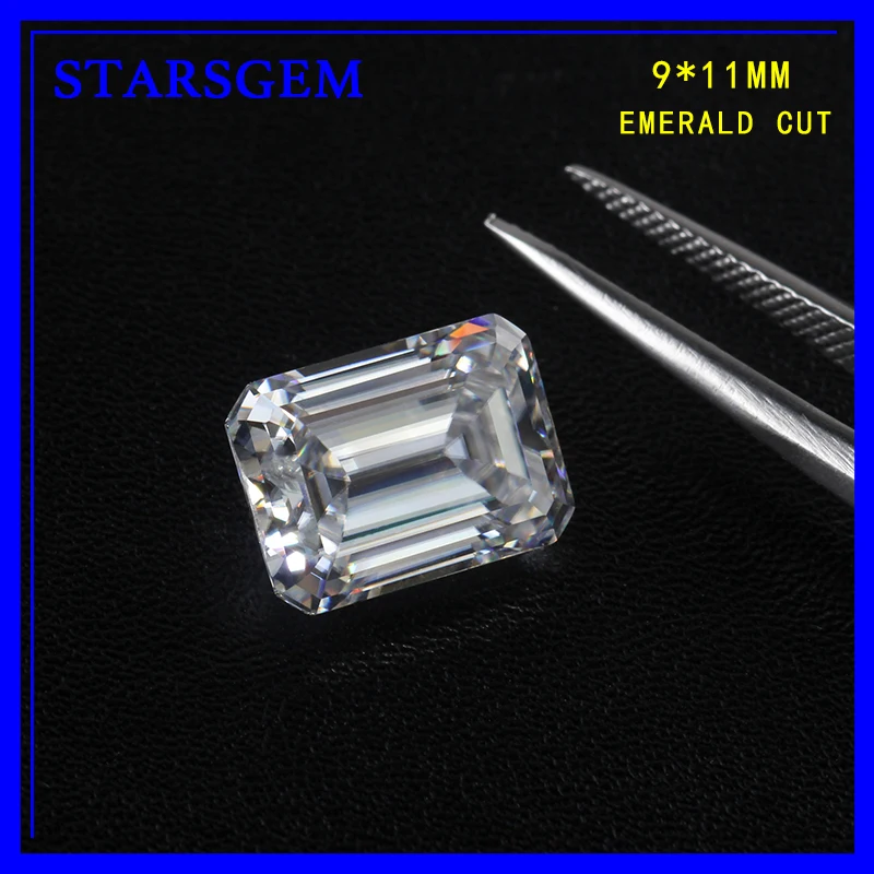 Драгоценные камни с изумрудной огранкой 9x11 мм | Украшения и аксессуары