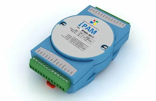8 канальный изолированный аналоговый входной модуль RS485 Modbus 8AI 2DO удаленное сбор
