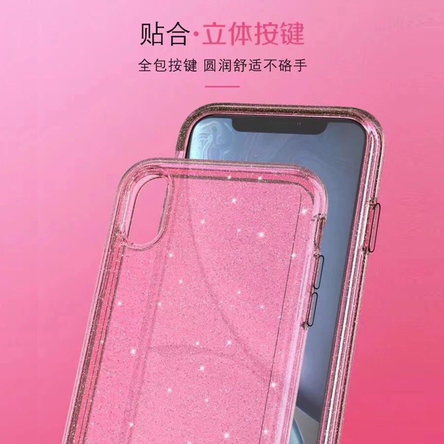 Роскошный блестящий противоударный жесткий чехол для Apple iphone 6 7 8 Plus X XR XS Max