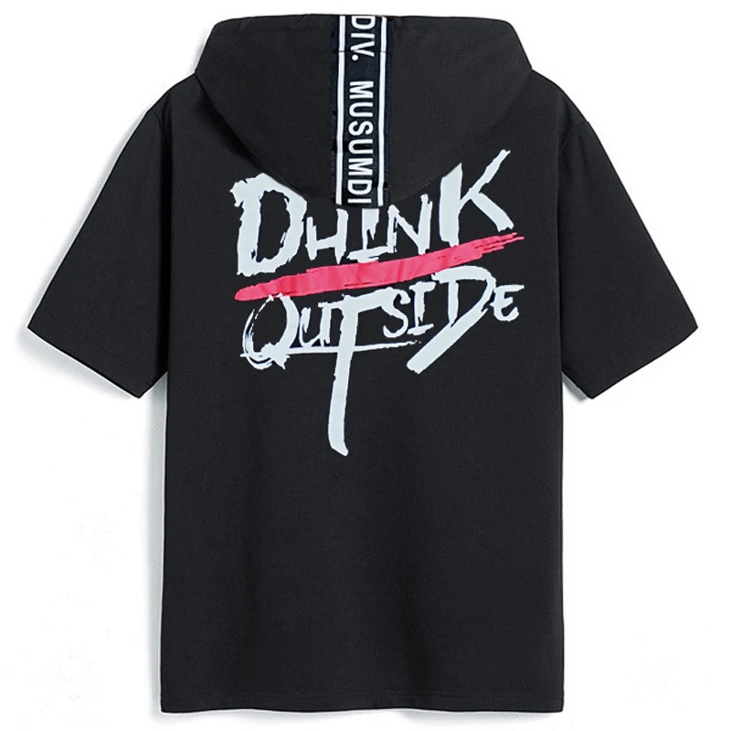 

2xl-8xl Men's T-shirts Fashion Print cotton Funny t shirt Men Summer Casual street Hip-hop Tee shirt Male Tops hooded