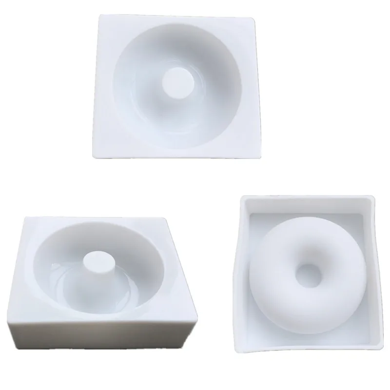 SHENHONG круглая форма для торта в виде пончиков 3D Художественная силиконовая мусса