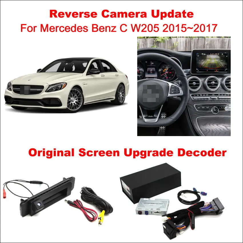 Оригинальная система обновления экрана для Mercedes Benz C W205 2015 2017/реверсивное