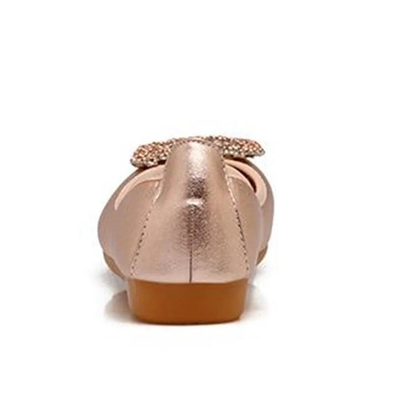 Cosmagic 2018 Новый Женские балетки на плоской подошве квадратный со стразами Мокасины