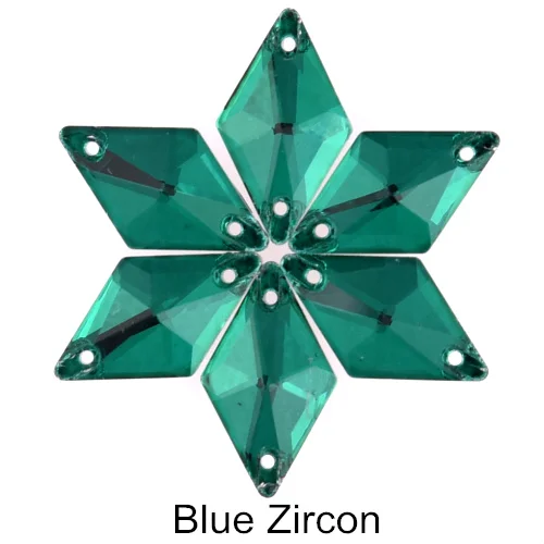 Blue Zircon 28 шт 11x19 мм Красочные ромб Стекло пришить стразы плоские с оборота с украшением в виде кристаллов швейные камни одежда Jewellery наборы для ухода за кожей для Сделай Сам одежда B1233 - Цвет: Blue Zircon