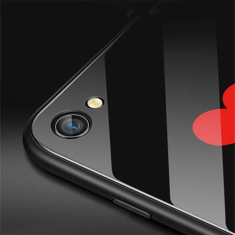 Твердый чехол BONVAN из закаленного стекла для Huawei P8 P9 Lite 2017 с защитой от сердечек Gr3