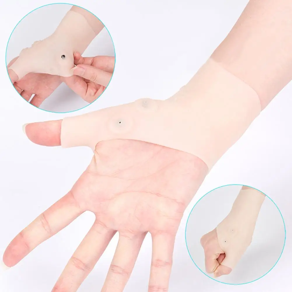 1 шт. силиконовая Магнитная терапия для поддержки большого пальца|Брекеты и