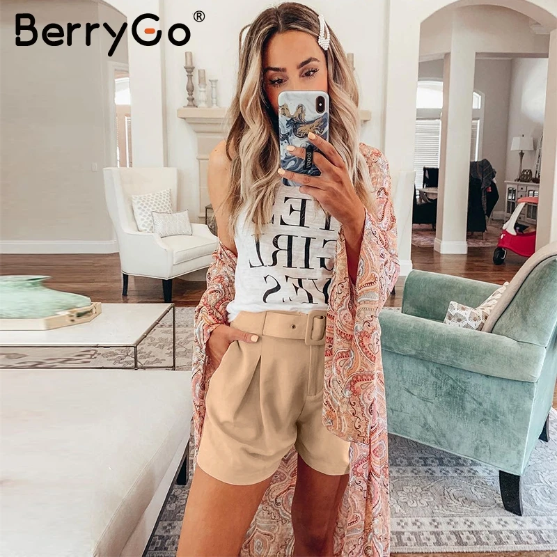 BerryGo шикарный длинный рукав Женский блейзер двубортный офисный Пальто