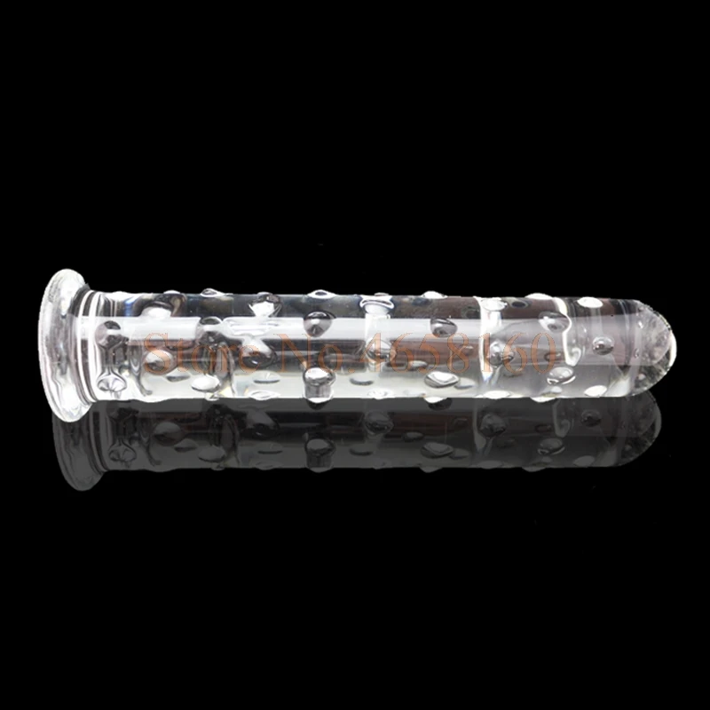 10-дюймовый длинный текстурированный стеклянный фаллоимитатор большой огромный