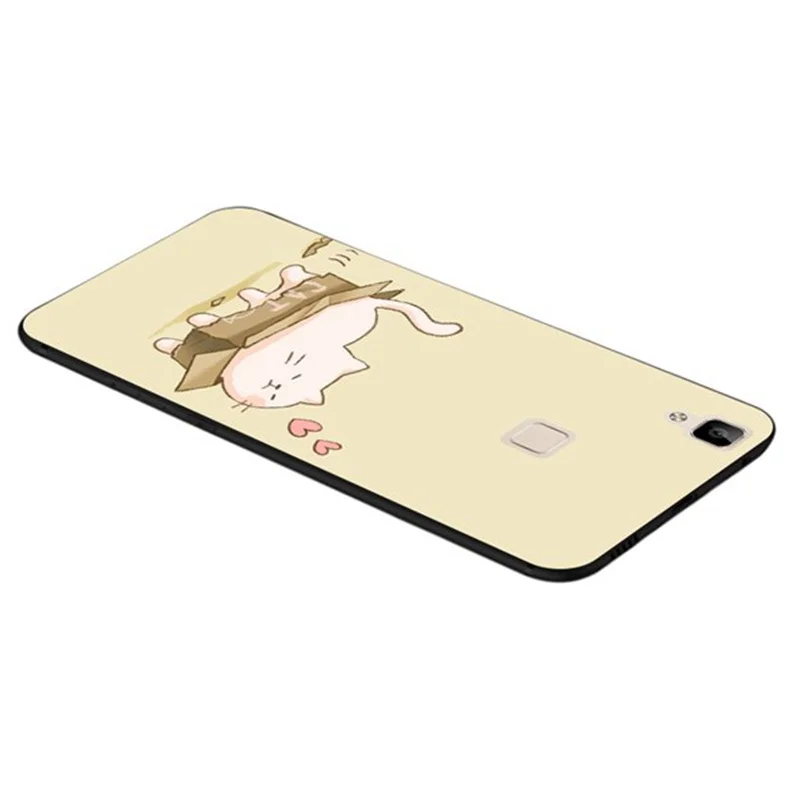 Мягкий силиконовый чехол Mutouniao из ТПУ с котом для Vivo V3 V5 V7 V9 Y53 Y55 Y66 Y67 Y69 Y75 Y79 Y85 X9 X9S Max