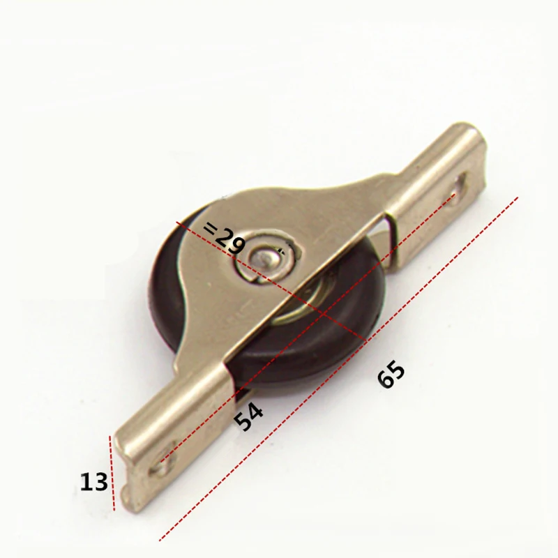 4 шт. железная рама + нейлоновое бесшумное колесо раздвижные двери колесного