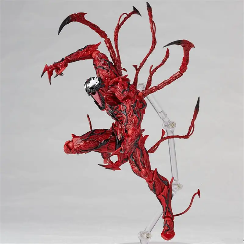 Человек-паук Carnage Коллекция Красный яд Фигурки ПВХ Модель Куклы рождественские