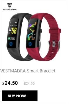 VESTMADRA умный фитнес-браслет IP67 Водонепроницаемый сердечный ритм кровяное давление кислородный монитор мульти спортивный режим фитнес-трекер