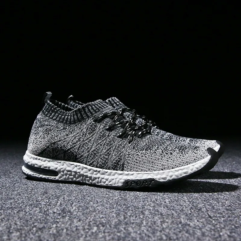 Спортивная обувь для мужчин амортизирующие кроссовки дышащая сетчатая летняя