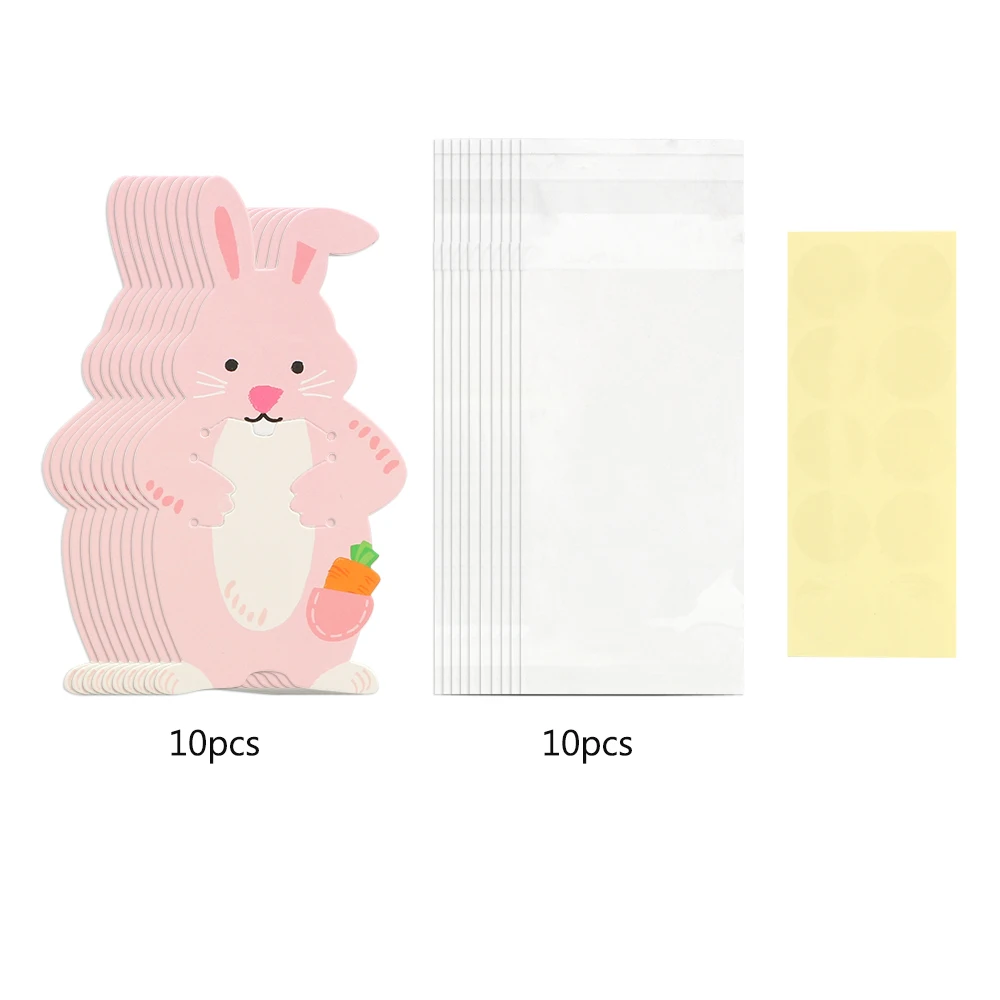 rabbit Hilife 10 шт./компл. одноразовые Еда Класс Пластик хранения мешок из полиуретана с открытыми порами Еда закуски Чехлы упаковочный пакет для конфет пакеты для печенья подарочные пакеты - Цвет: rabbit