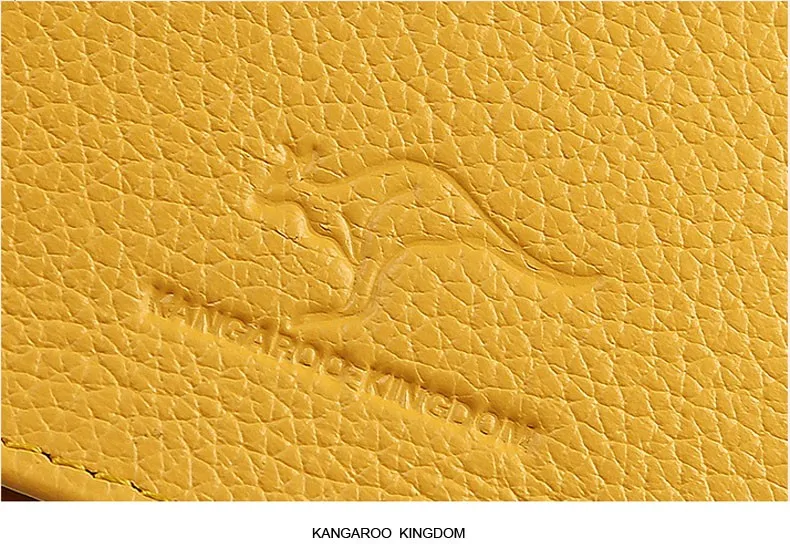 Kangaroo Kingdom, известный бренд, женские кошельки, Длинный кошелек из натуральной кожи, Дамский кошелек