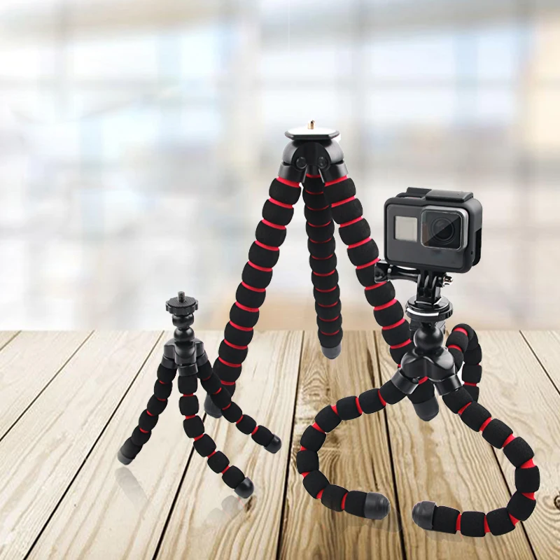 Штатив осьминог гибкий мини штатив с пауком для iPhone GoPro Canon Nikon Sony|Чехлы экшн-камер|