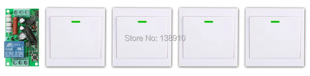 Новый AC220V 1ch Беспроводной Дистанционное управление переключатель Системы