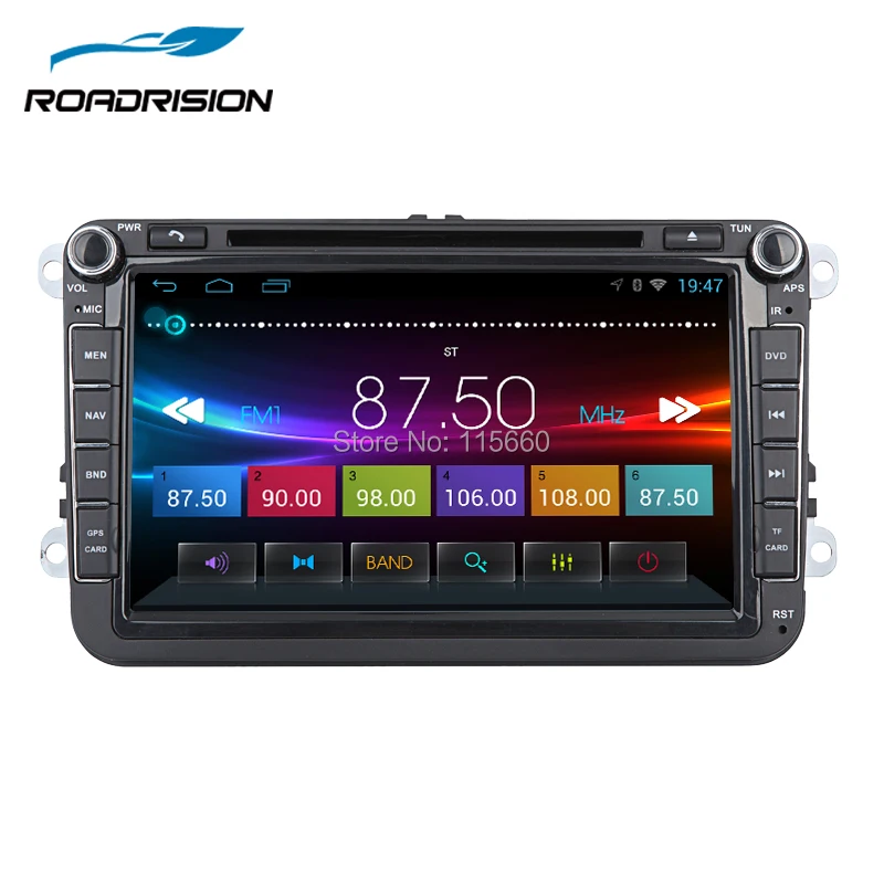 RoadRision Android 8 1 автомобильный DVD GPS для VW Volkswagen POLO GOLF PASSAT CC JETTA TIGUAN TOURAN Bora Caddy EOS Seat Skoda