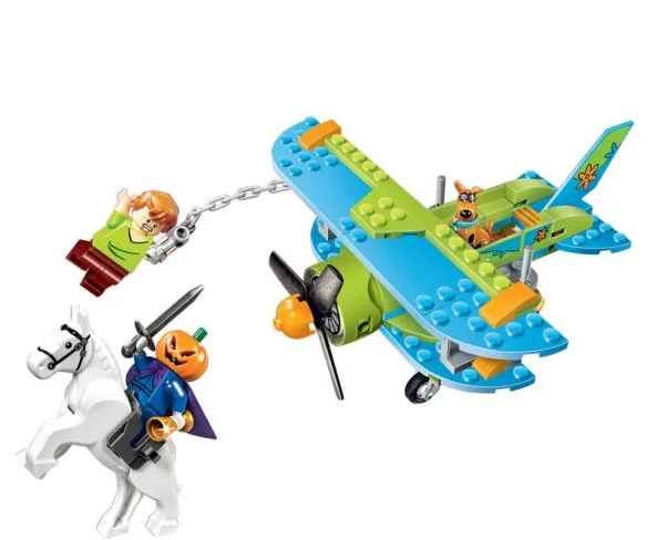 Бела 10429 скуби ду мумия музей таинственный самолет Minifigures строительный блок Minifigure
