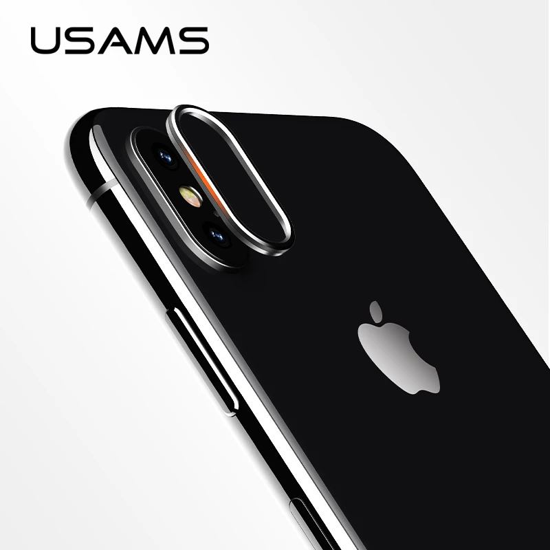 USAMS кольцо для объектива протектор iPhone X Алюминиевый материал защита круг чехол