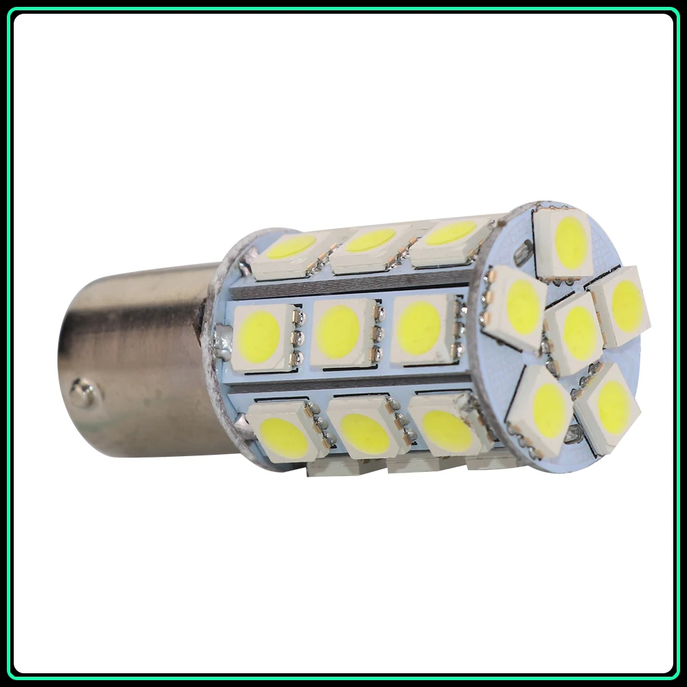 Carsty Горячая Строб Комплект одежды из 2 предметов: 1156 1157 5050 27smd Led Ba15s Bay15d P21w P21/5 Вт