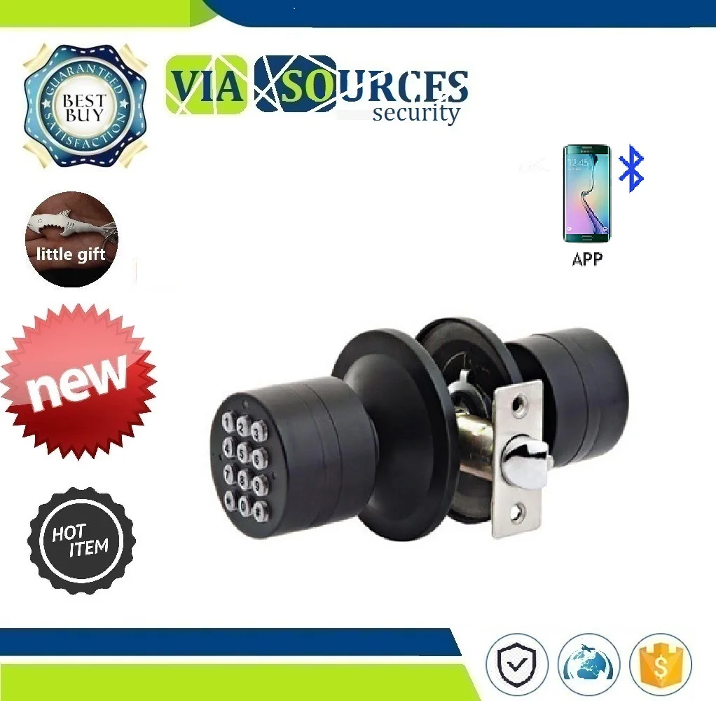 Домашняя безопасность мини металлический BT электронный дверной замок и Пароль