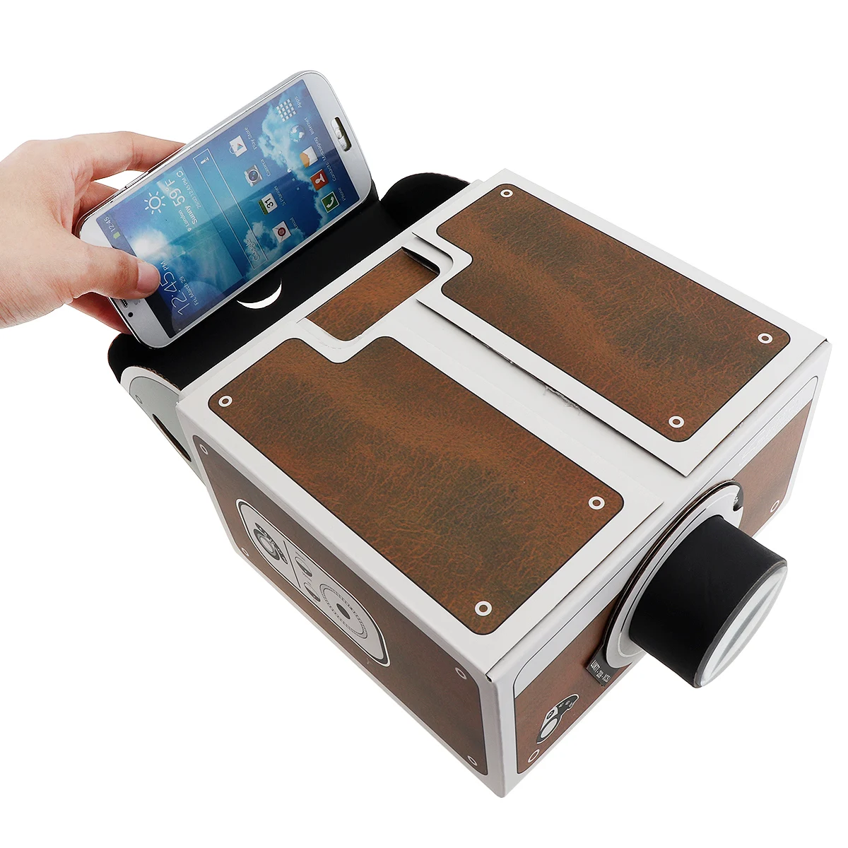 Мини проектор для смартфона 3D переносной Регулируемый мини домашнего