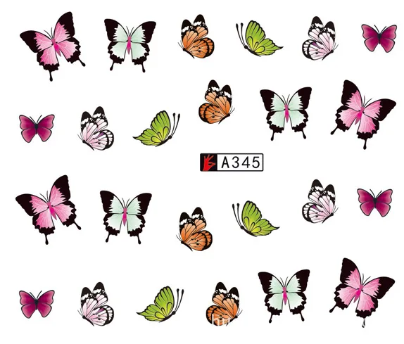 50 Sheets Nail Art Water Transfer Stickers Mixed Designs Beauty Flower Watermark On Nails Tips Decals Wraps Nail Art Tools