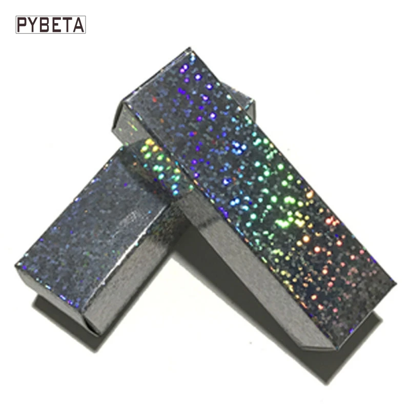 holographic 8,5 шт./партия-2,5*2,5*100 см красочная бумажная коробка для вечерние образца партии Подарочная губная помада тюбик упаковка - Цвет: holographic