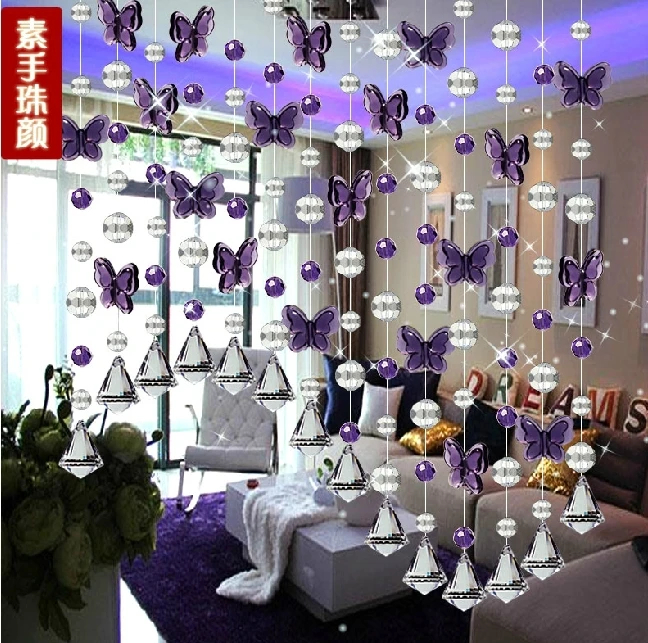 Новинка 2016 высококачественные стеклянные бусины украшение для дома 20 струн