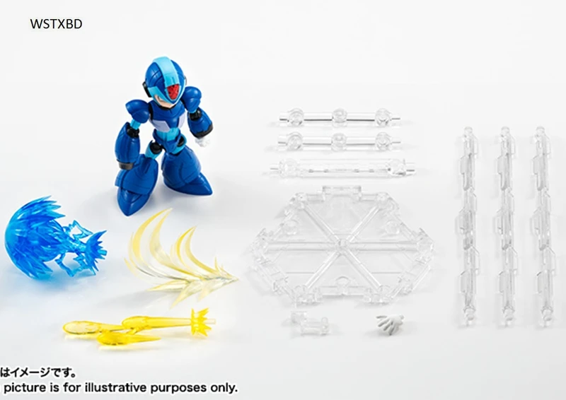 WSTXBD оригинальный стиль NXEDGE NX Rockman X фигурка из ПВХ игрушки фигурные куклы синяя