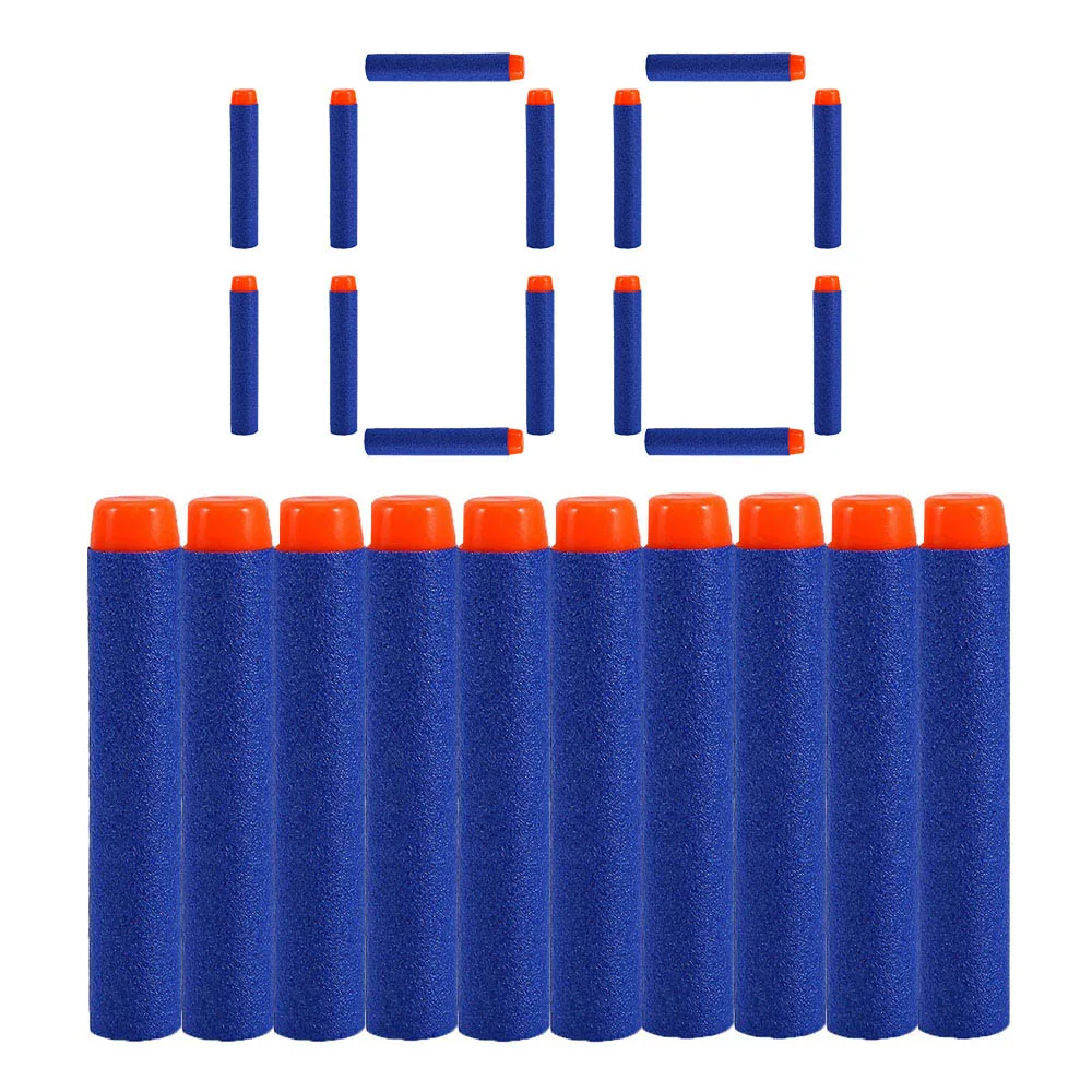 Мягкие полые дротики VICIVIYA с головкой отверстием 7 2 см запасные 100 шт. для Nerf N Strike
