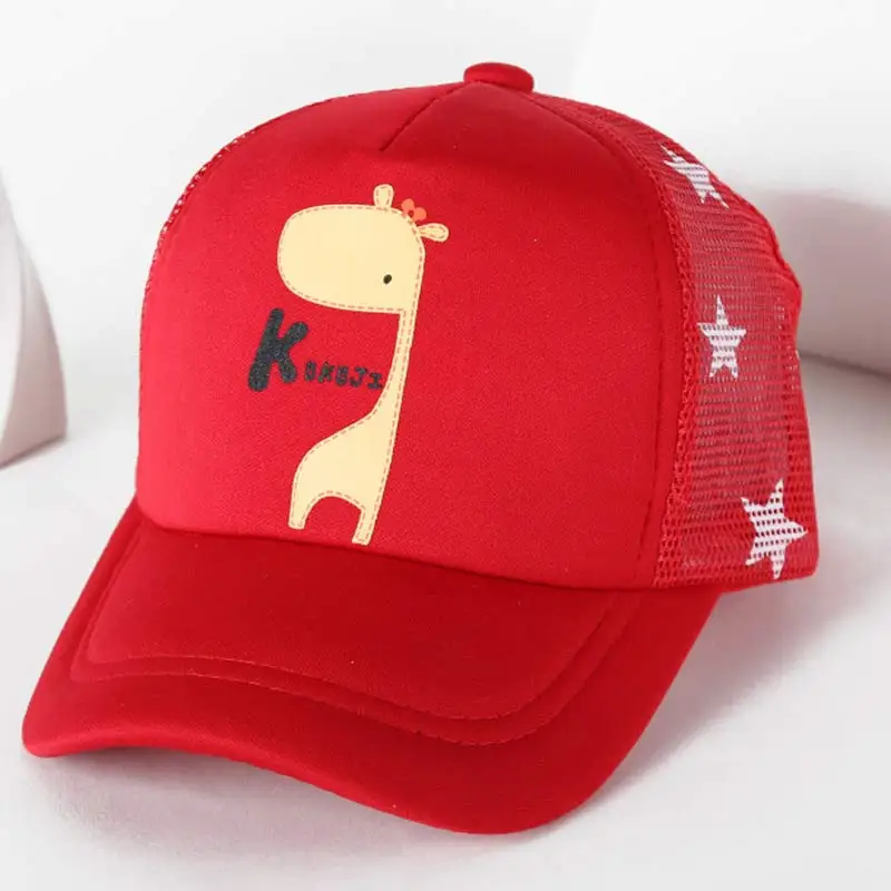 От 2 до 7 лет летние дети мультфильм животных пиво Mesh Trucker Бейсбол кепки со