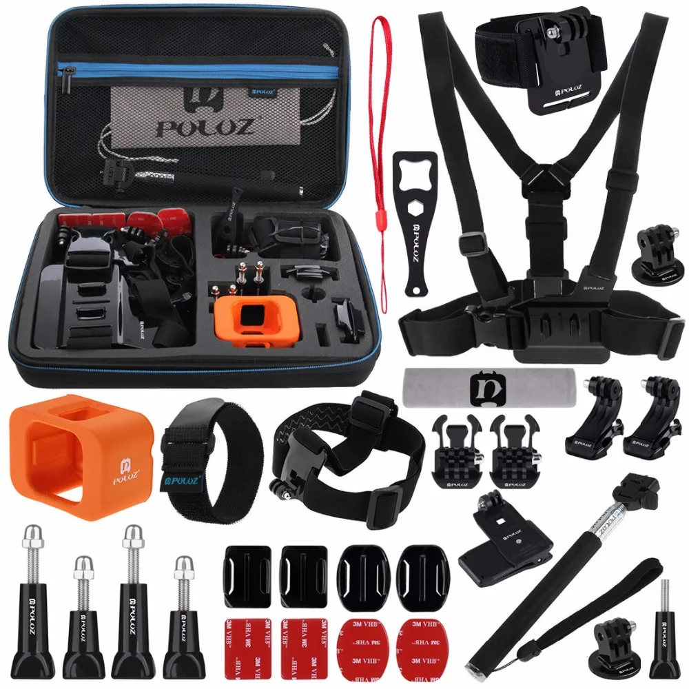 

PULUZ 29 in 1 Accessories Combo Kits with EVA Case for GoPro Hero5 Hero4