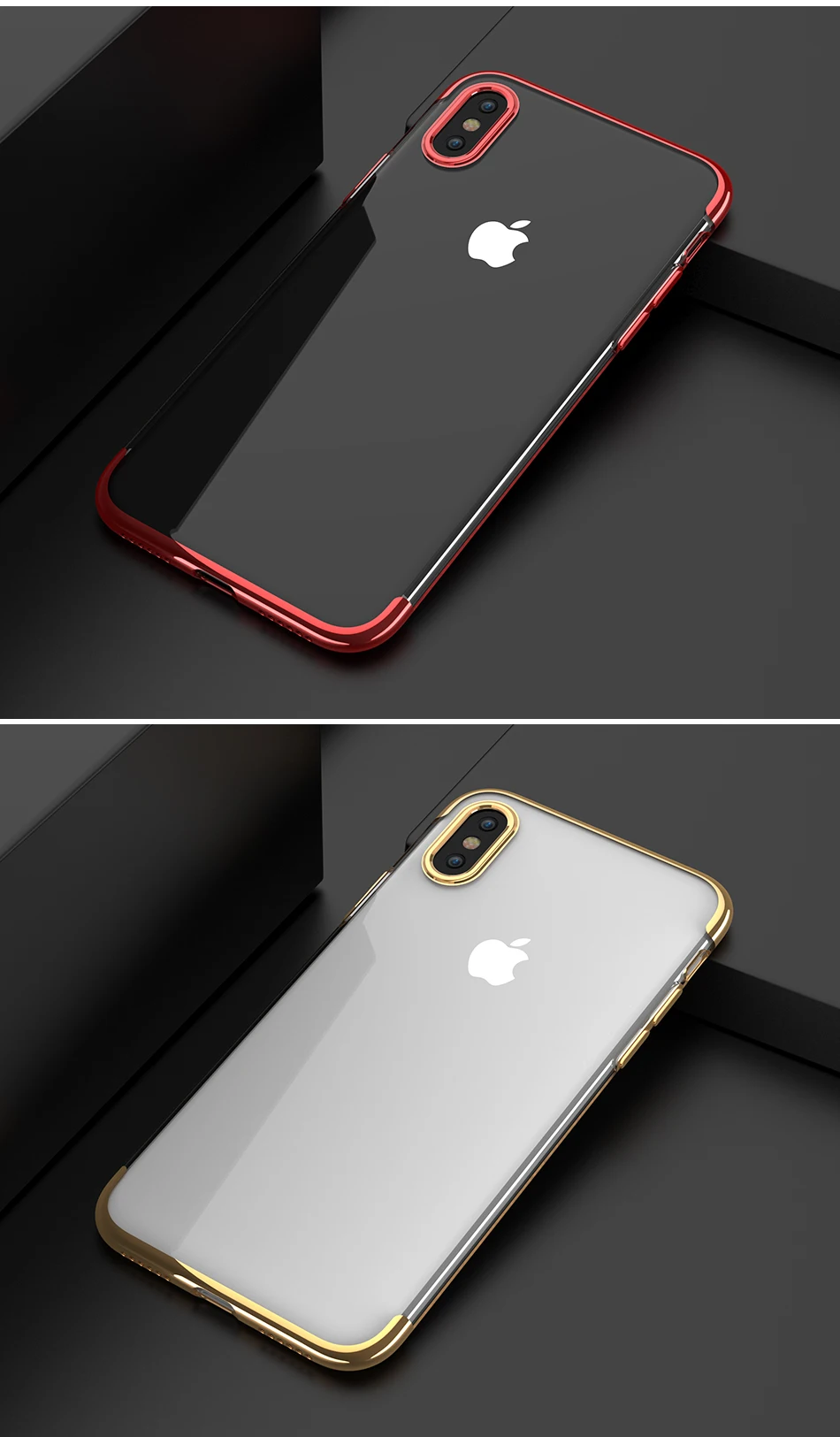 FLOVEME ультра тонкий чехол для телефона для iPhone 6 6 S 7 8 Plus X прозрачный мягкий силиконовый чехол для мобильного телефона для iPhone 8 7 6 6 S Plus X