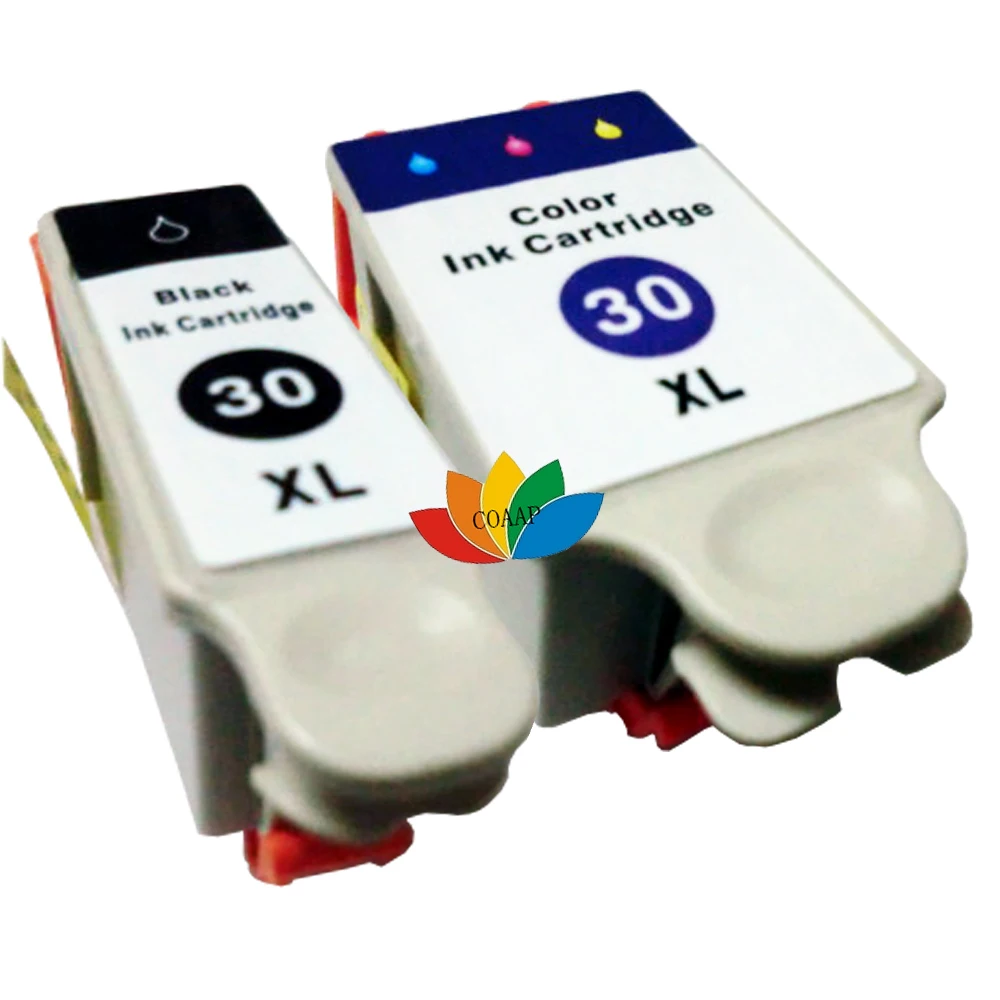 

2 Pack Compatible 30XL Ink For Kodak ESP C310 C315 C110 Office 2150 2170 Hero 3.1 5.1 Printer Cartridges