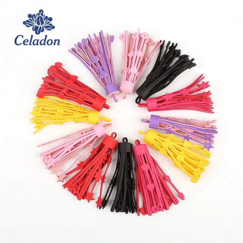 2 шт./лот замша искусственная кожа кисточки для брелока ремни мобильных телефонов