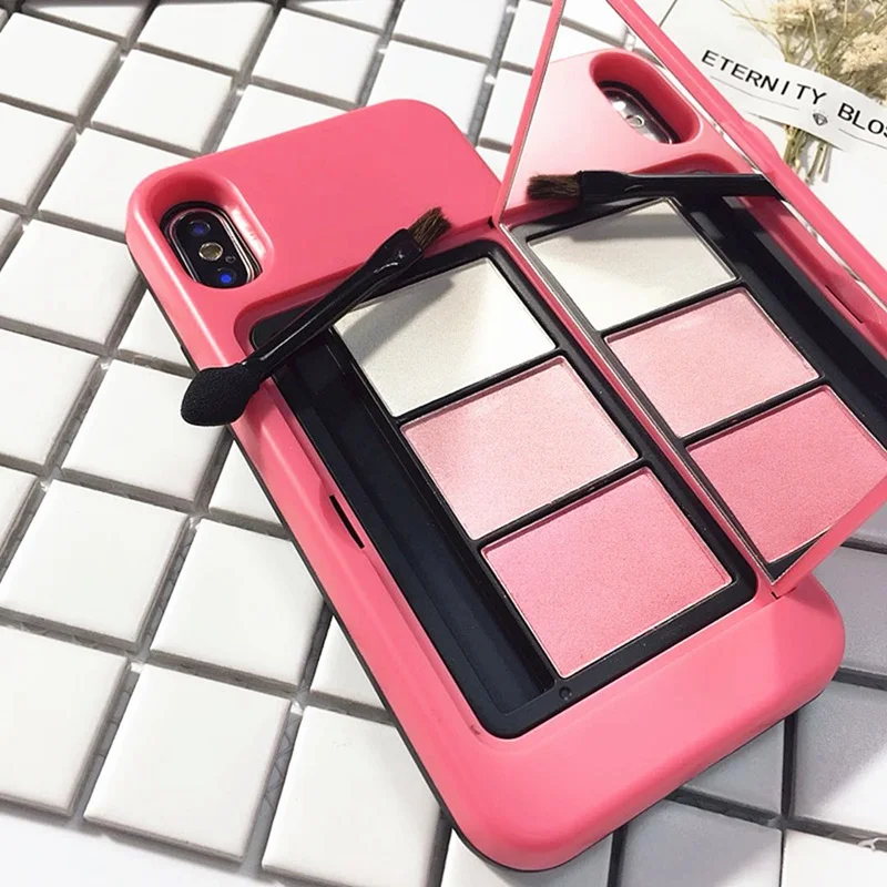 Высококачественный макияж косметика чехол для телефона для iphone 6 6s 7 8 Plus все включено ударопрочный Твердый чехол X XS 8 6 7 6s