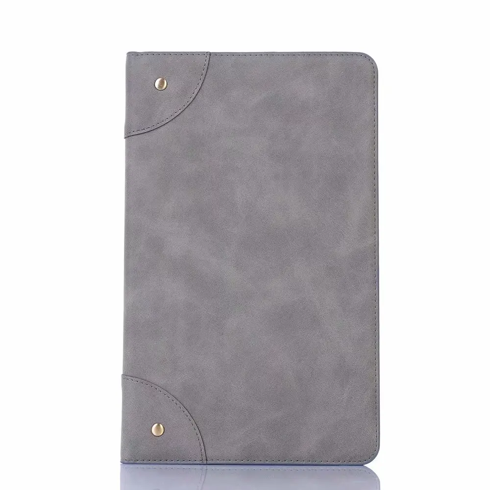 gray Фолио чехол для Samsung Galaxy Tab SM-T510 SM-T515 T510 T515 smart case для Tab 10,1 '' Tablet case принципиально - Цвет: gray