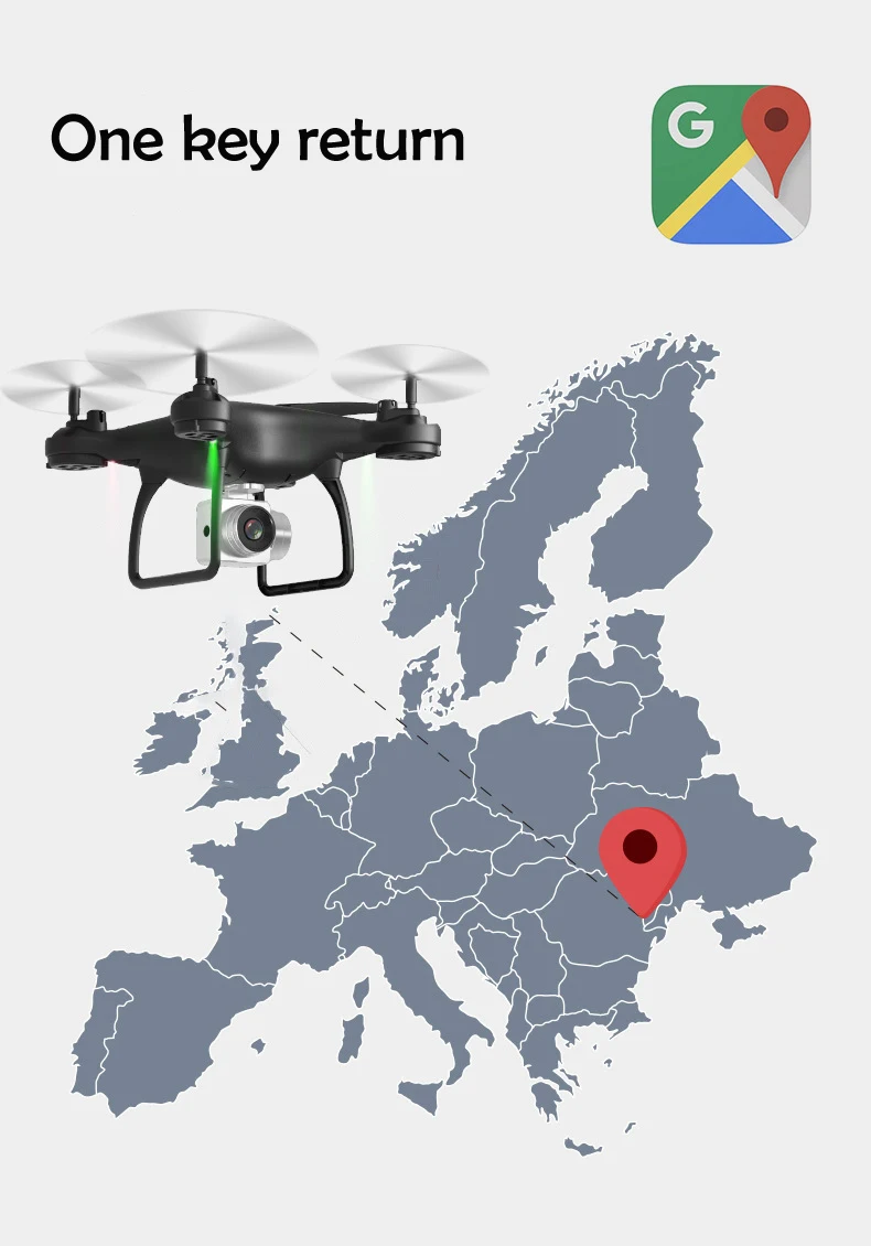 Новейший 2,4G pro RC Квадрокоптер один ключ возврат высоты удержание RC Дрон Вертолет FPV прочный с 1080 p HD регулируемой камерой