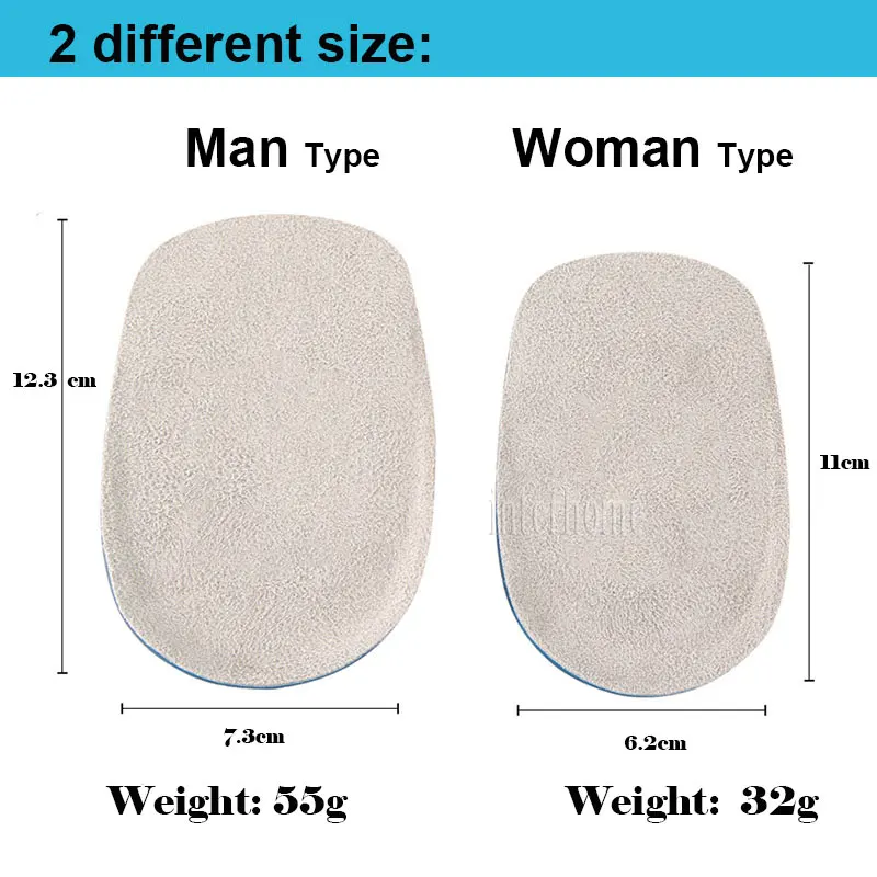 Силиконовые подушечки для лечения проблем с пяткой облегчающие усталость боли в