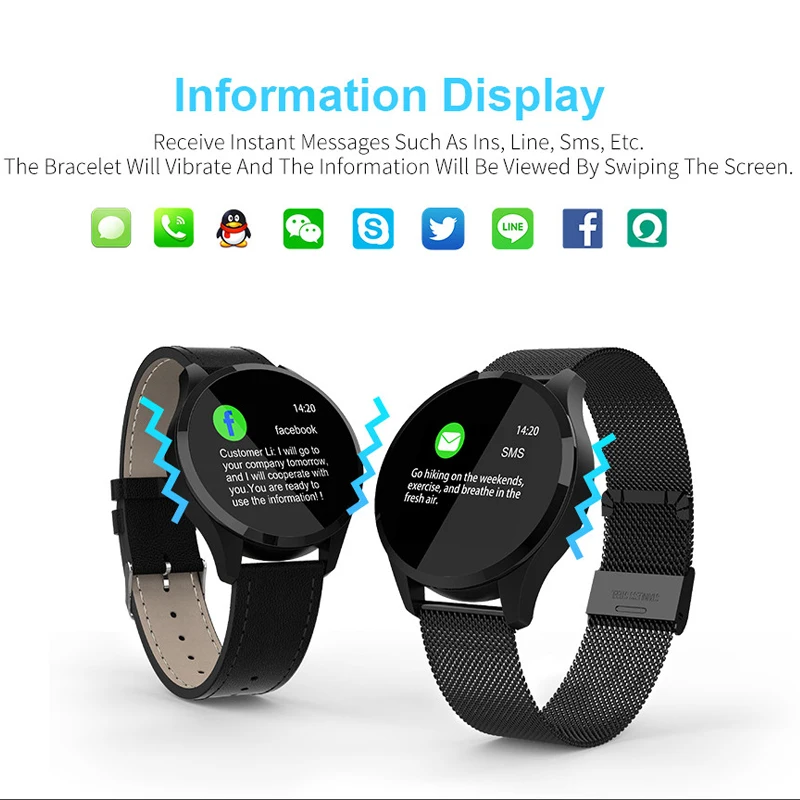 Смарт часы монитор сердечного ритма фитнес браслет трекер женский Bluetooth