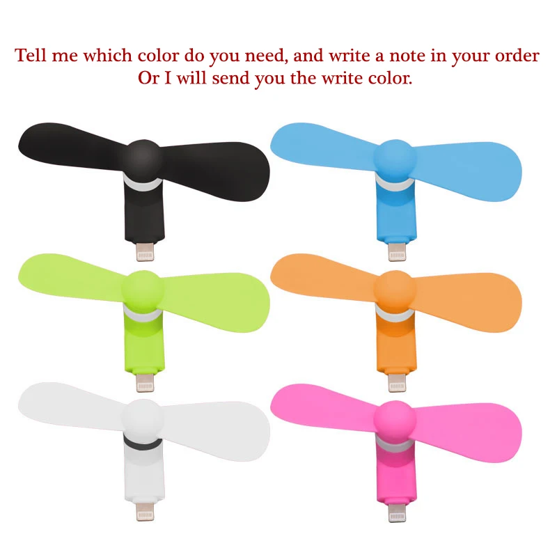 For Iphone Мини 2/3 в 1 портативный Micro USB вентилятор тип-c телефонные вентиляторы для iPhone 5 6S 7 Plus 8 X XS XR вентилятор для samsung htc Android OTG телефонов - Цвет: For Iphone