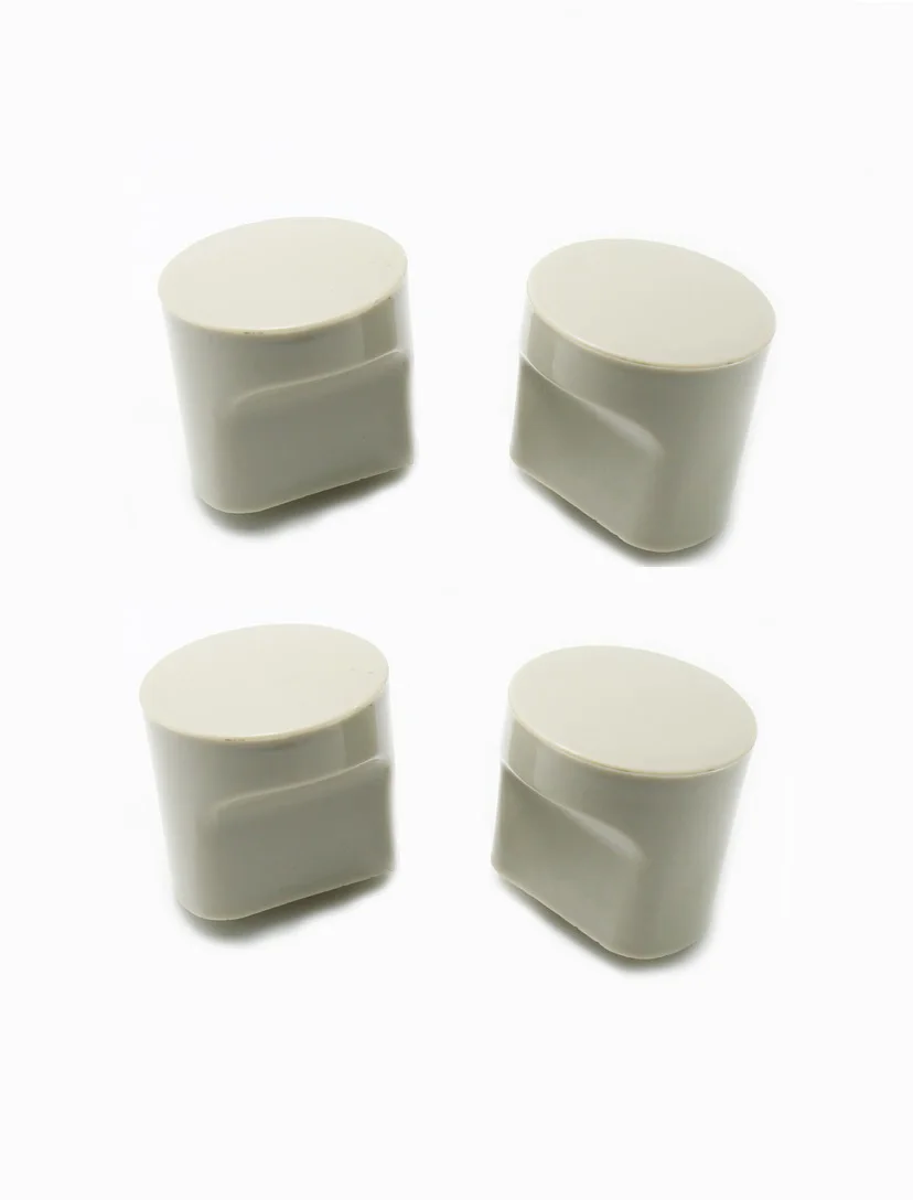 4 шт./лот серые круглые ручки для ванной комнаты душевой кабины секционные