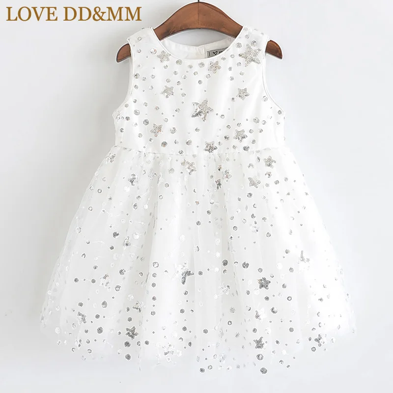 Платья для девочек LOVE DD &amp MM летняя новая детская одежда 2020 милое Сетчатое