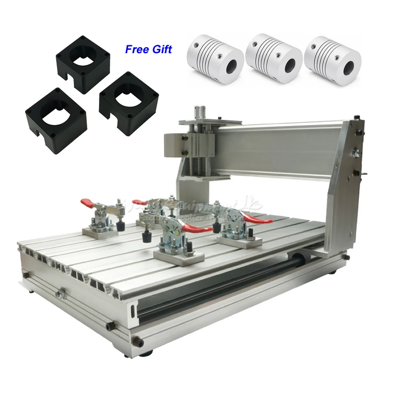 Шариковый винт Mini CNC 3040 фрезерный станок для гравировки с 3 шт. муфты шаговый