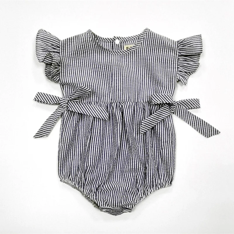 Комбинезоны для маленьких девочек одежда из хлопка и льна малышей Летний