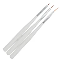 3 pcspack nail art painting drawing brush practical nail tools portable nail brushes 25